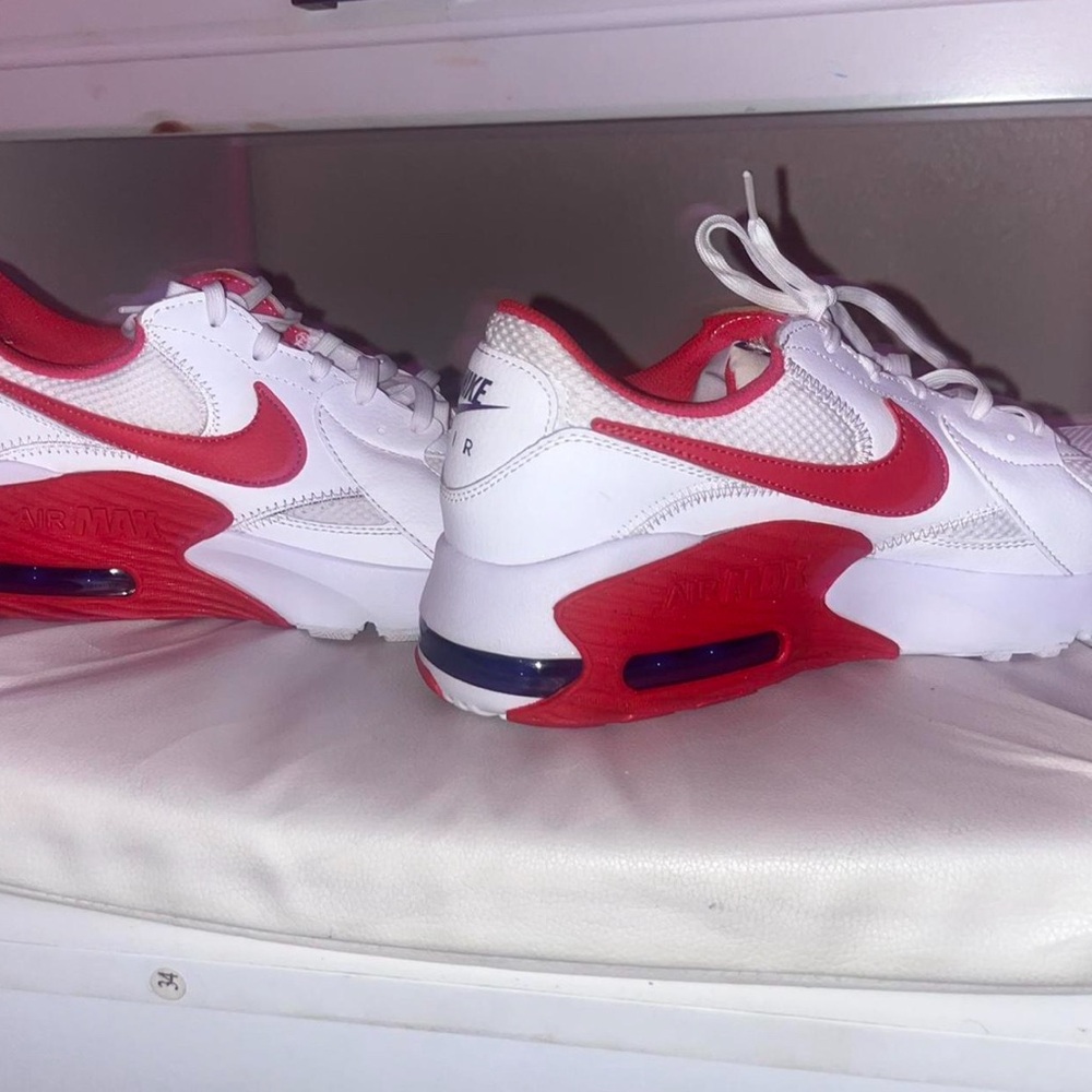 Red and white Mike excees